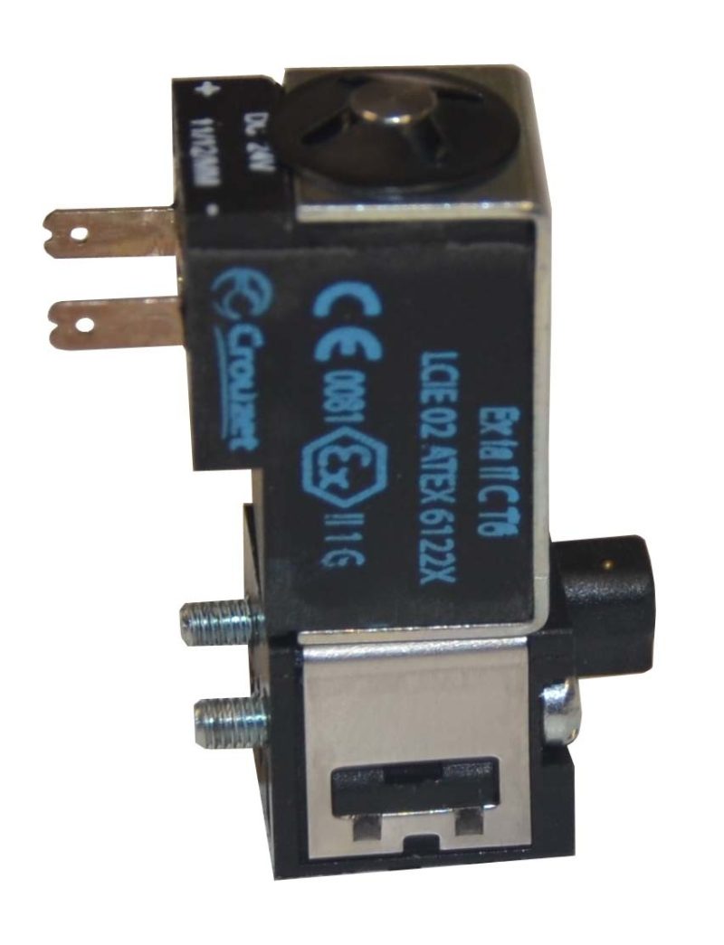 Atex miniature solenoid valve for direct current