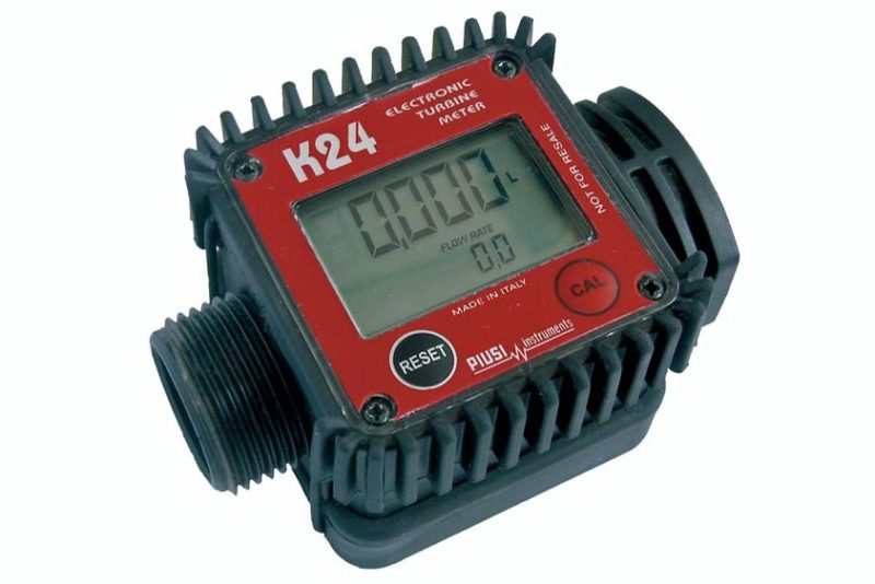 K24 METER MMF LITER BLACK 1inBSP, PIUSI F0040700A